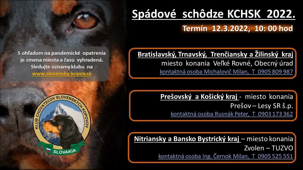 Read more about the article Spádové schôdze 2022