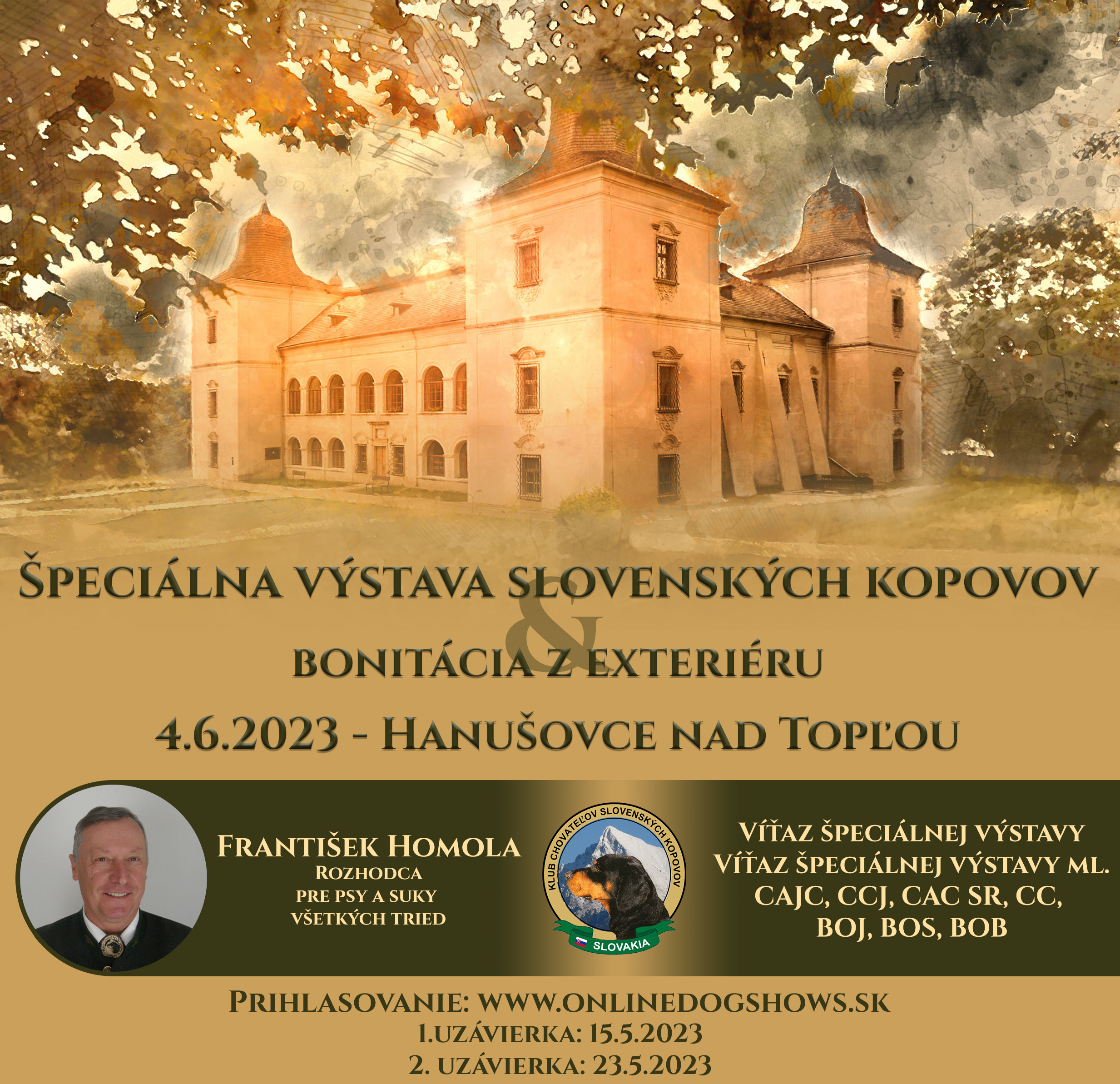 Read more about the article Špeciálna výstava slovenských kopovov – 17.9.2023 Pribylina – výsledky