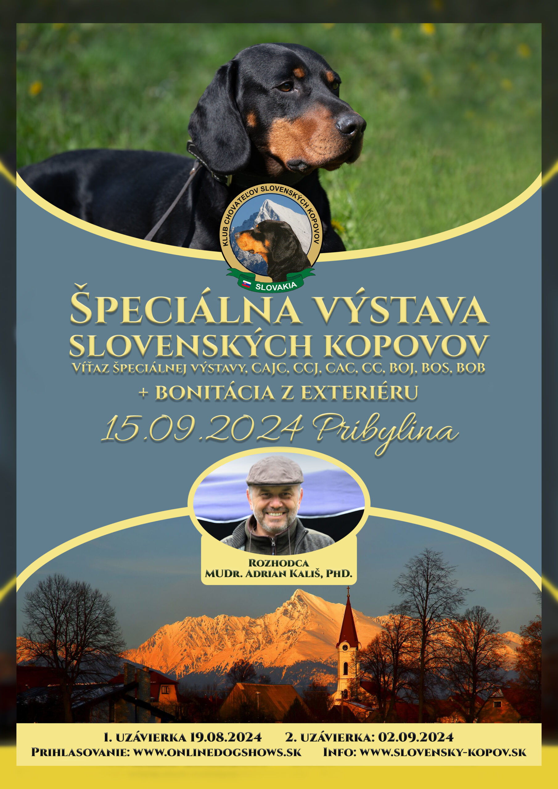 Read more about the article Veterinárne podmienky ŠVSK Pribylina 15.9.2024